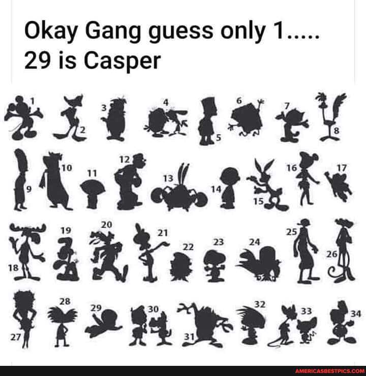 Okay Gang guess only 1
29 is Casper
PiG aiaet
Fix vesatd