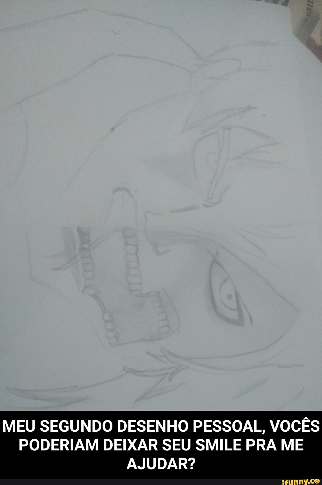 MEU SEGUNDO DESENHO PESSOAL, VOCÊS
PODERIAM DEIXAR SEU SMILE PRA ME AJUDAR? - MEU SEGUNDO DESENHO PESSOAL, VOCÊS PODERIAM DEIXAR SEU SMILE PRA ME AJUDAR?