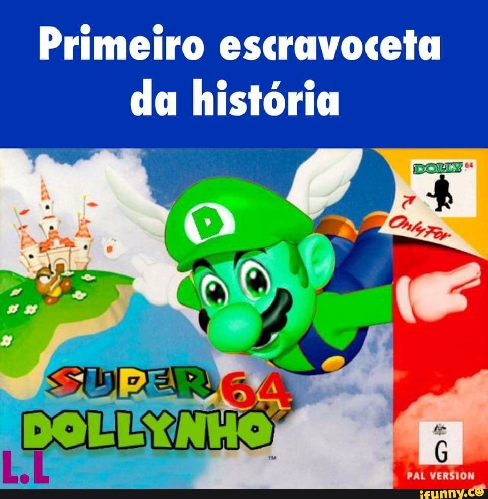 Primeiro escravoceta
da história