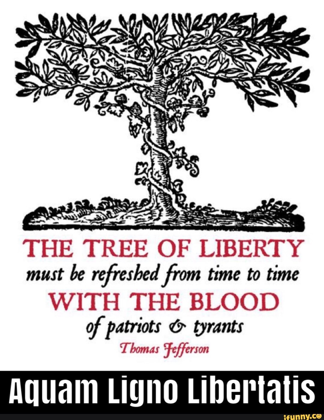 THE TREE OF LIBERTY must be refreshed from time to