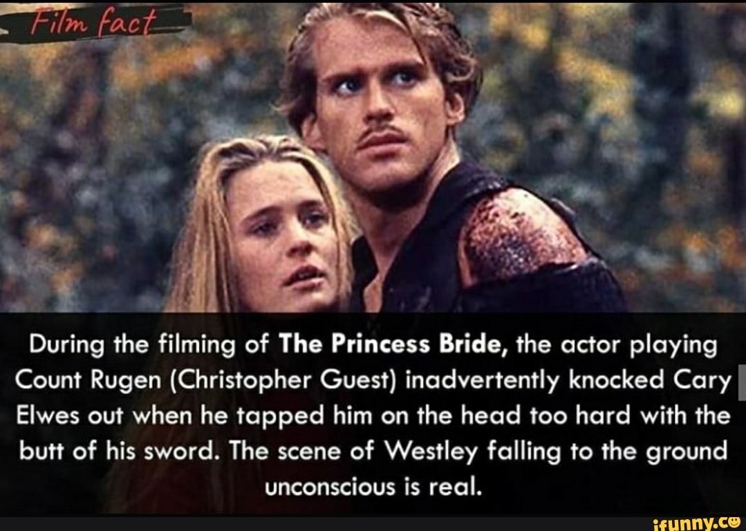 E SN During the filming of The Princess Bride, the actor playing Count ...