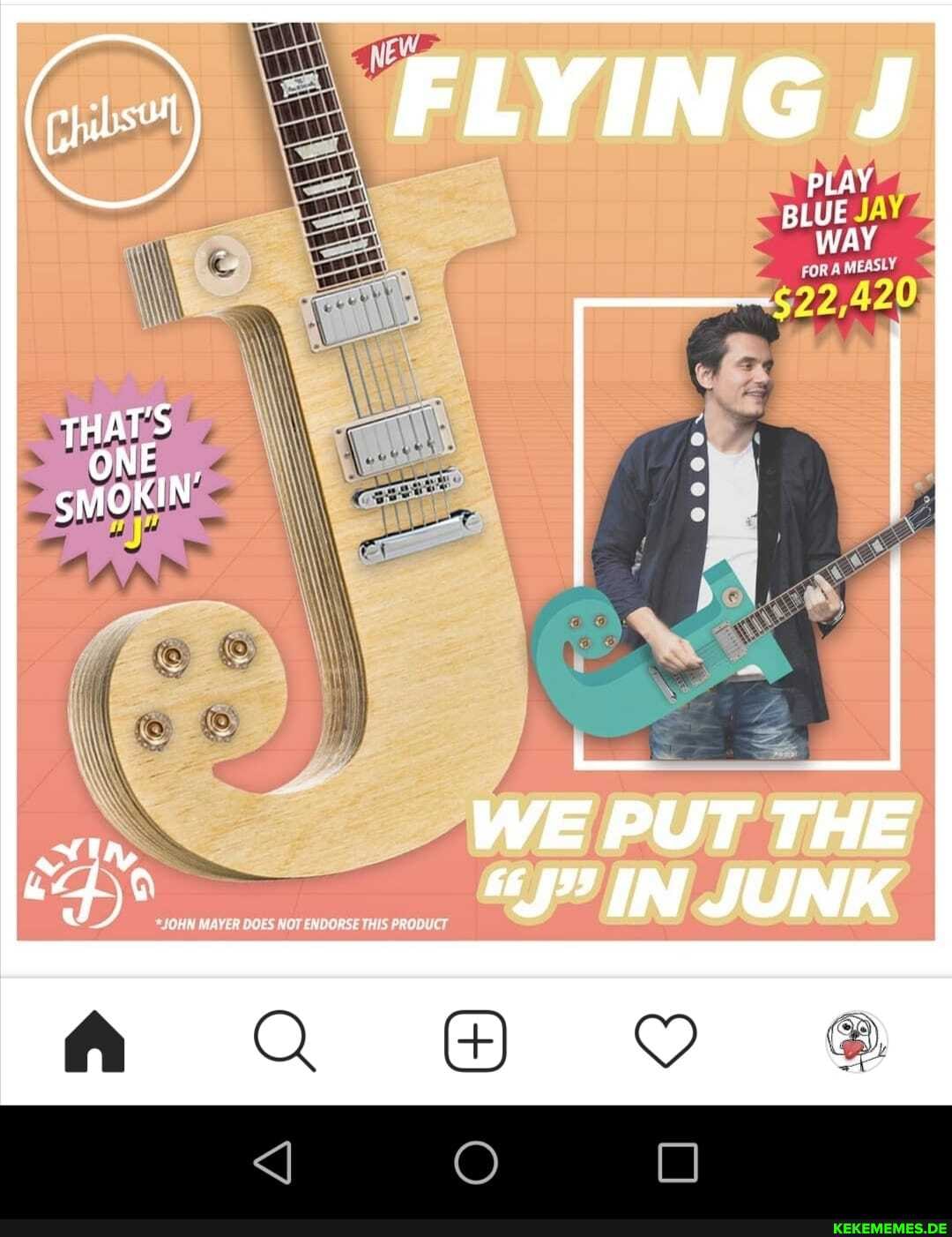 'FLYING J PLAY
PLAY BLUE Way
WE PUT THE IN JUNK