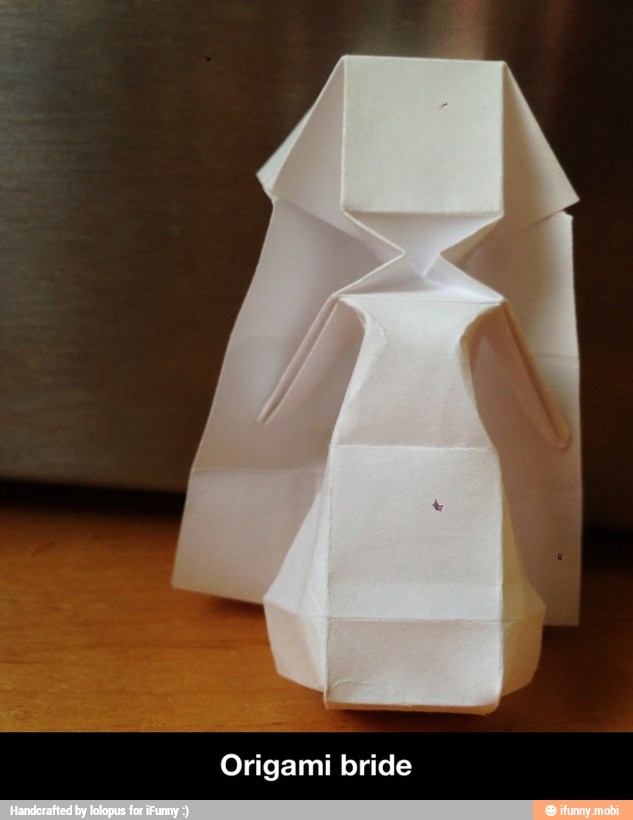 Origami bride - Origami bride
