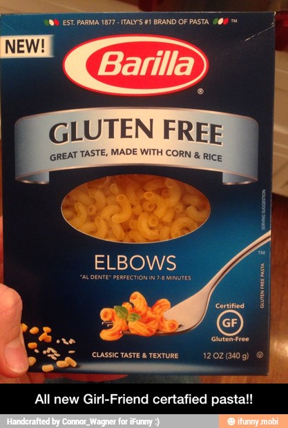 GLUTEN FREE
(GREAT TASTE, MADE WITH CORN a Rice
ELBOWS
All new Girl-Friend certafied pasta!! - All new Girl-Friend certafied pasta!!