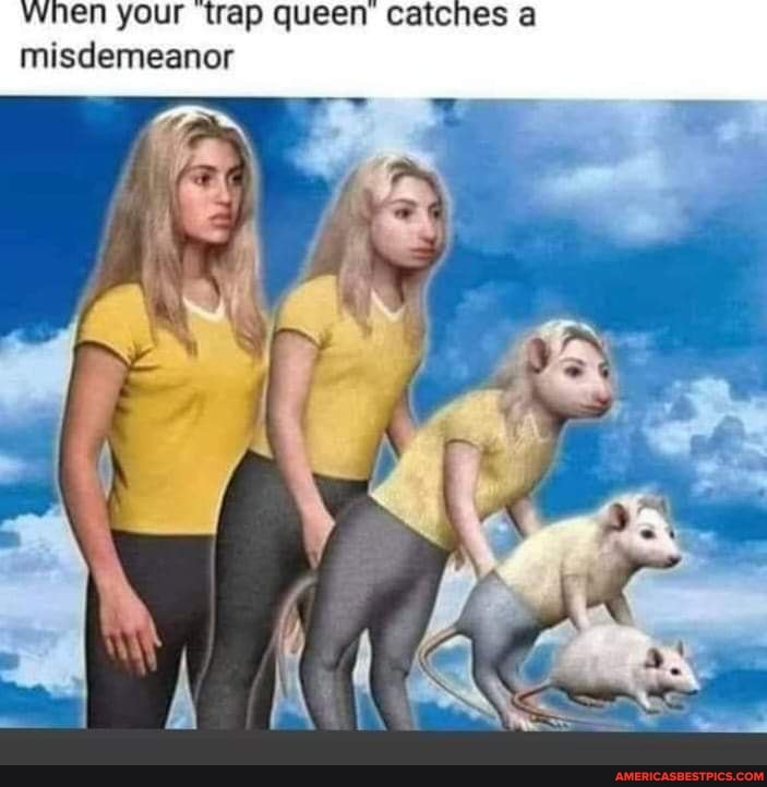 When your trap queen catches a misdemeanor