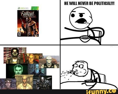 HE WILL NEVER BE POLITICAL!!!