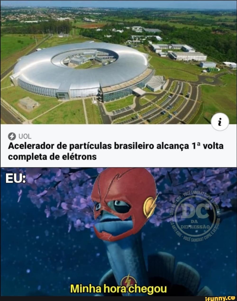Acelerador de partículas brasileiro alcança 1º volta
completa de elétrons
Minha
hora'chegou