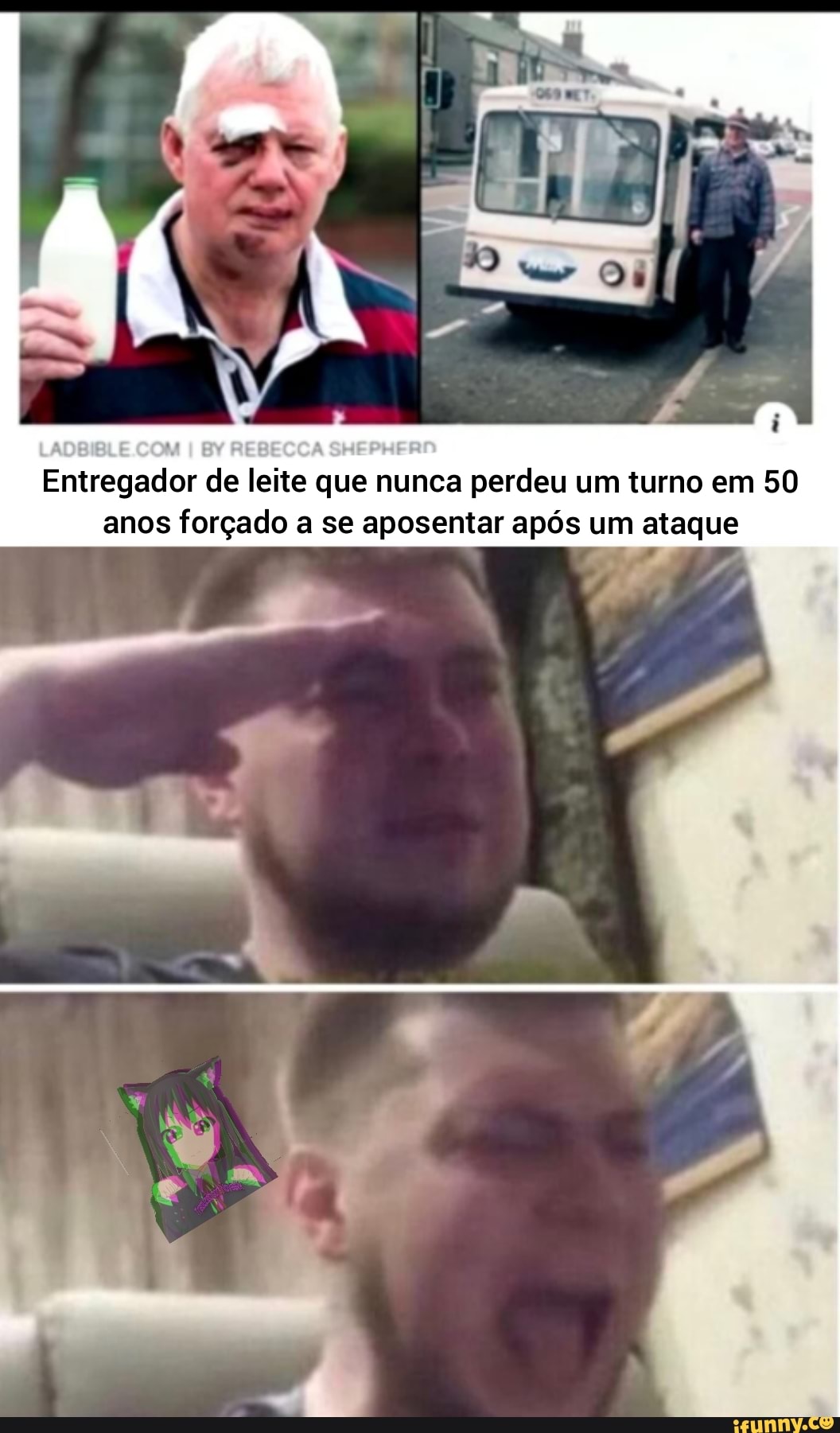 SET (
Entregador de leite que nunca perdeu um turno em 50
anos forçado a se aposentar após um ataque
