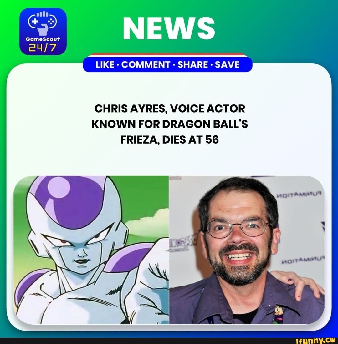 Chris Ayres, Actor Known As Frieza in 'Dragon Ball' Voice, Dies at 56