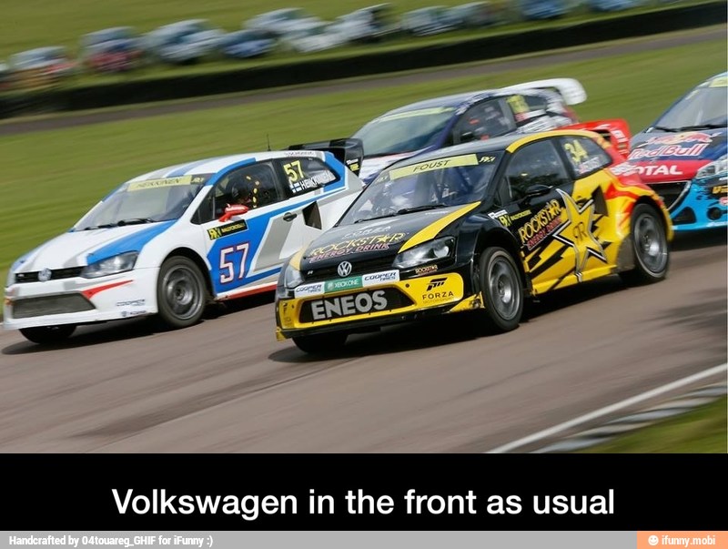 Volkswagen in the front as usual - Volkswagen in the front as usual