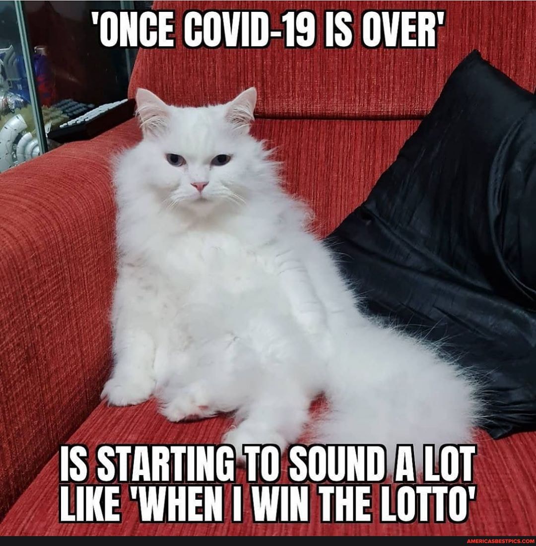 'ONCE COVID-19 IS OVER'
IS STARTING TO SOUND A LOT LIKE 'WHEN I WIN THE LOTTO'