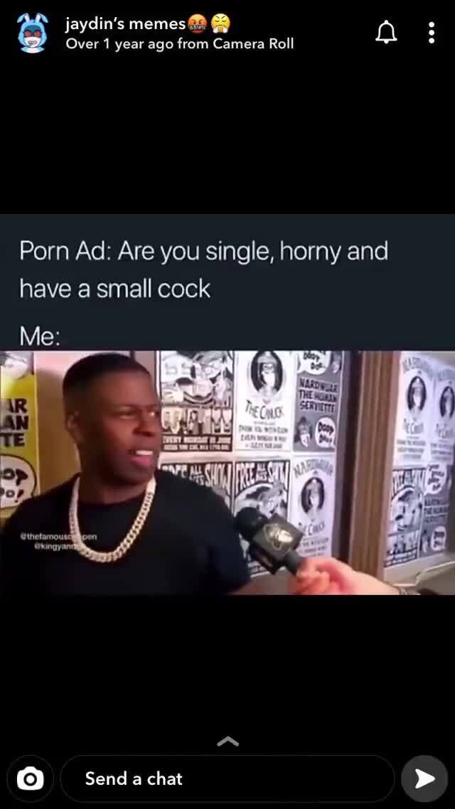 Jaydin's memes @ @ Over 1 year ago from Camera Roll Porn Ad: Are you single, horny and have a ...