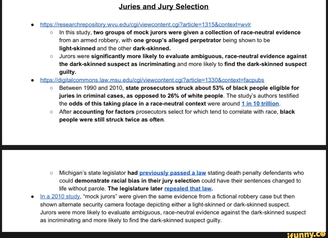 Juries and Jury Selection e https://researchrepository.wvu.edu/cgi ...