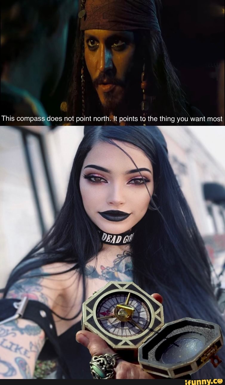 This compass does not point north. It points to the thing you want most iFunny