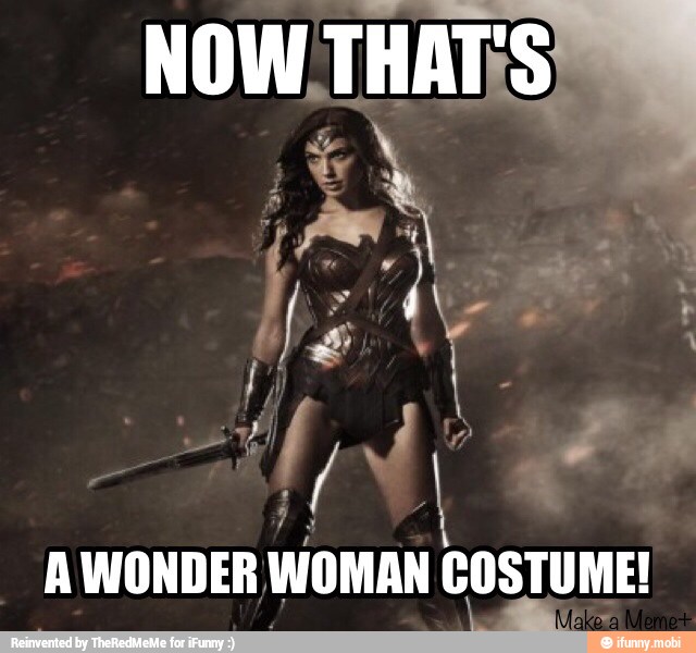 A WONDER WOMAN COSTUME!