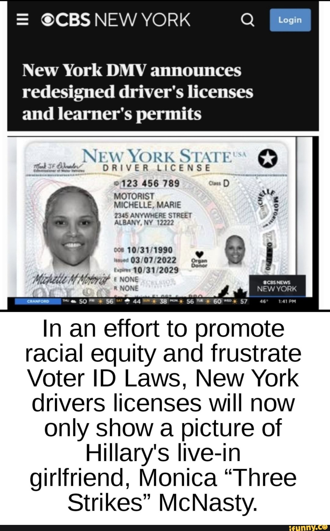 = CBS NEW YORK Q New York DMV announces redesigned driver's licenses