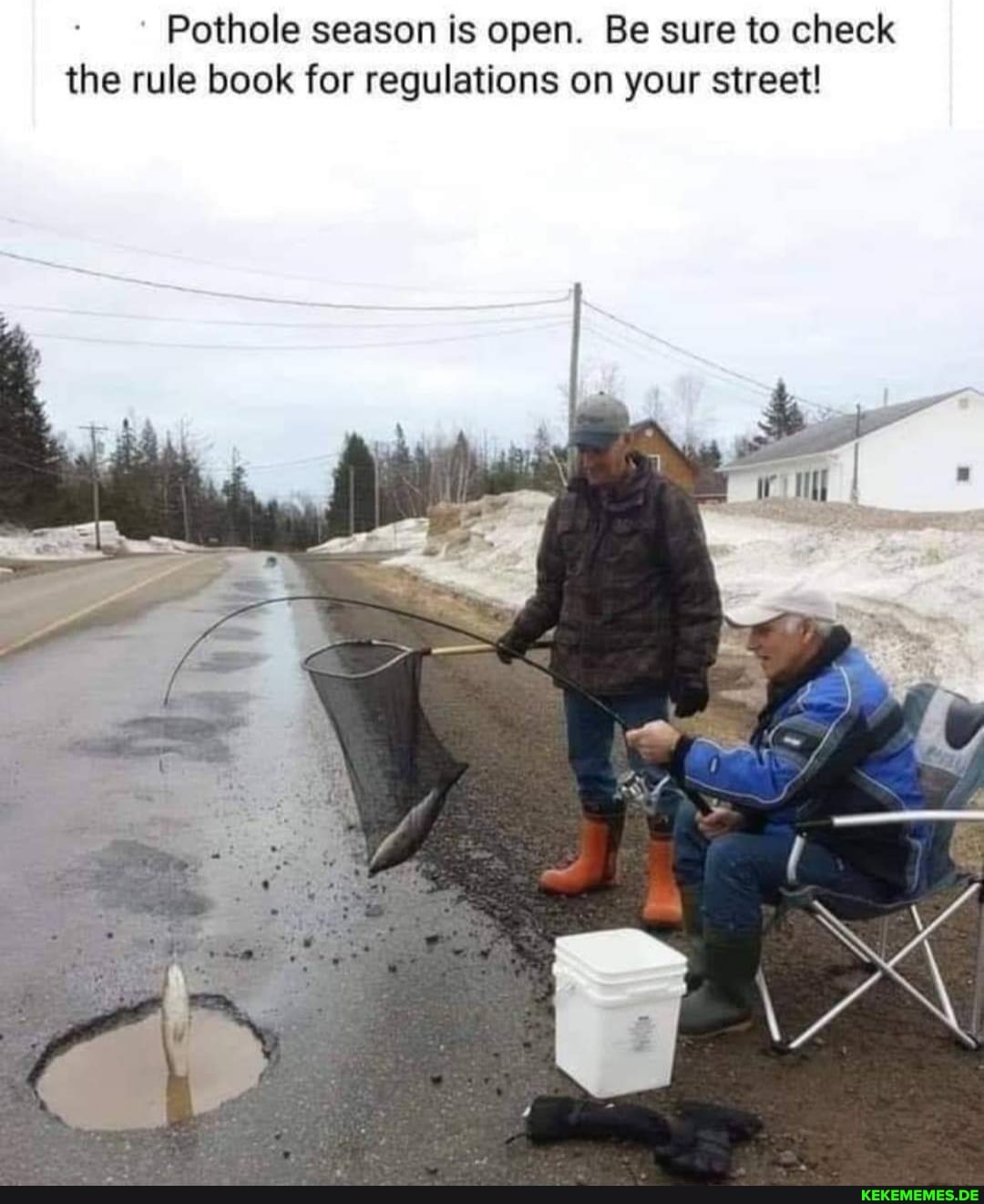 Pothole season is open. Be sure to check the rule book for regulations on your s