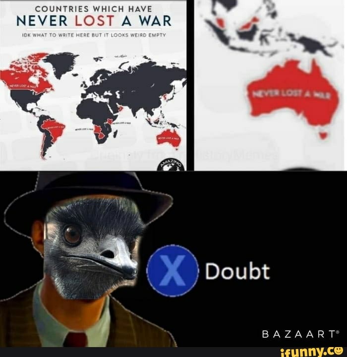 Countries Which Have Never Lost A War Doubt Bazaart Ifunny Countries Which Have Never Lost A War Doubt Bazaart Ifunny