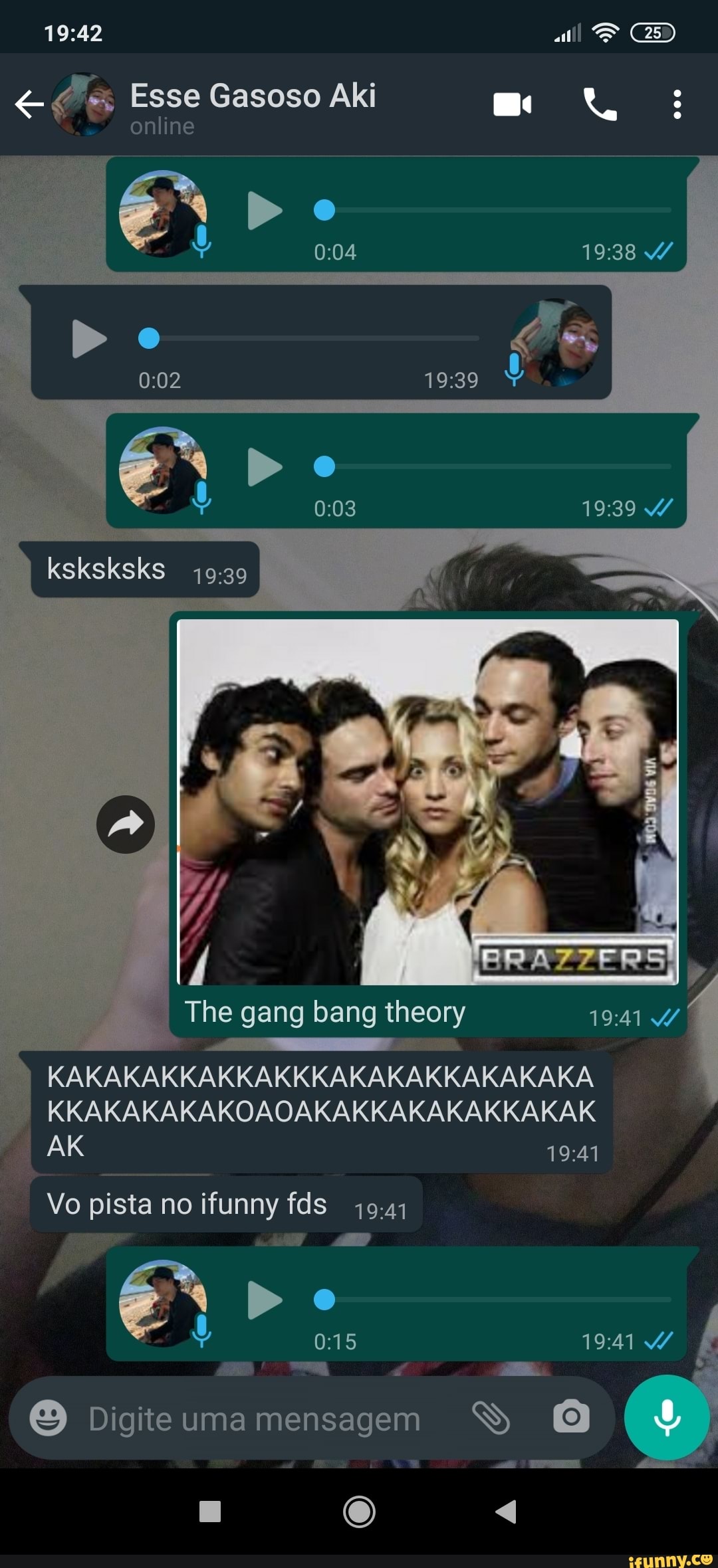 Esse Gasoso Aki
online
(2) /
The gang bang theory 19414
KAKAKAKKAKKAKKKAKAKAKKAKAR KKAKAKAKAKOAOAKAKKAKAKAKKAKAK AR Vo pista no ifunny fds
Digite
Digite uma mensagem SS