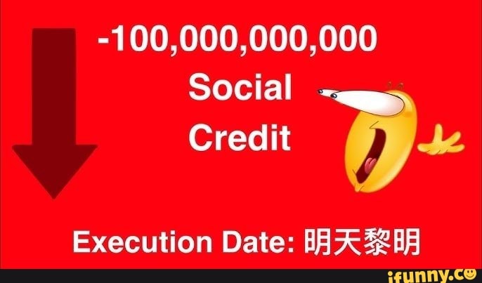 100 000 000 000 Social Credit Execution Date