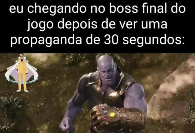 Último Boss dos jogos um alho cósmico climôniaco q cispara sangue - iFunny  Brazil