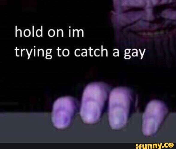 caught a gay meme