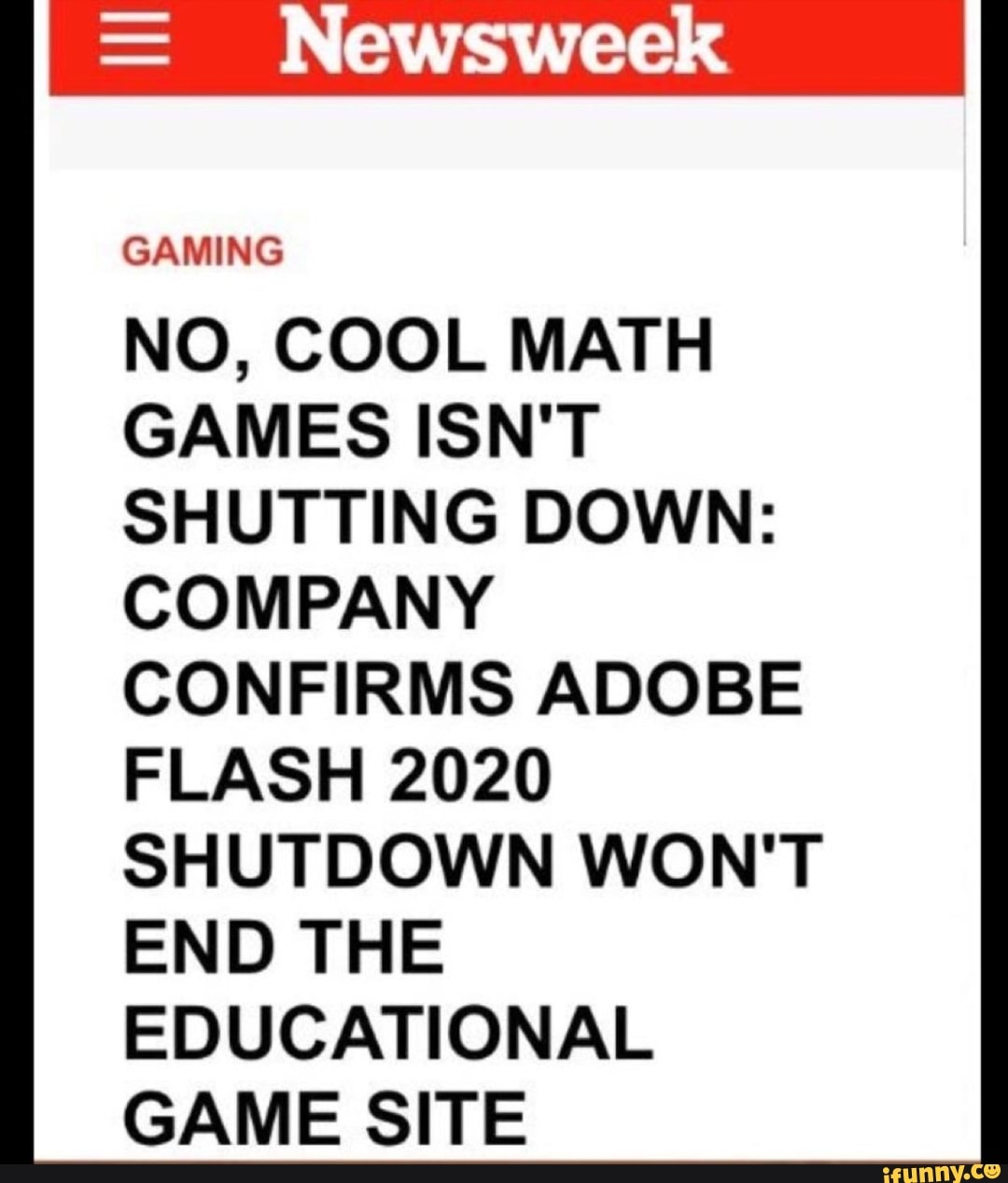 No Cool Math Games Isn T Shutting Down Company Confirms Adobe