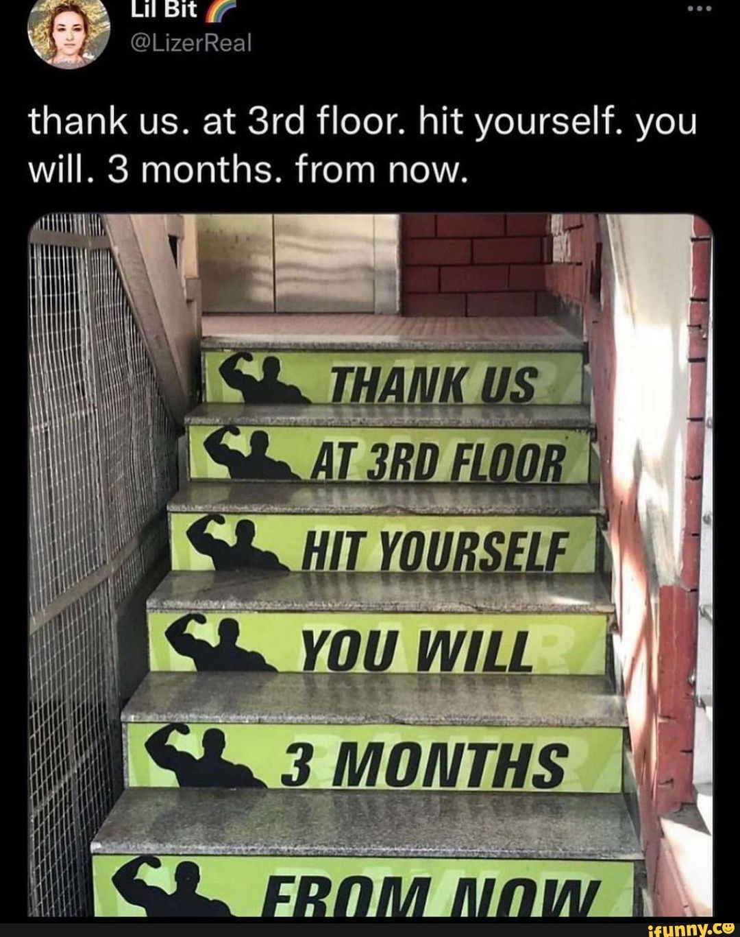What is it even meant to say thank us at floor hit yourself you