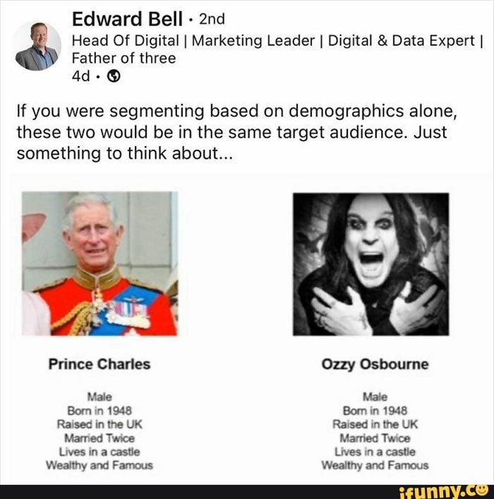ozzy osbourne prince charles demographics