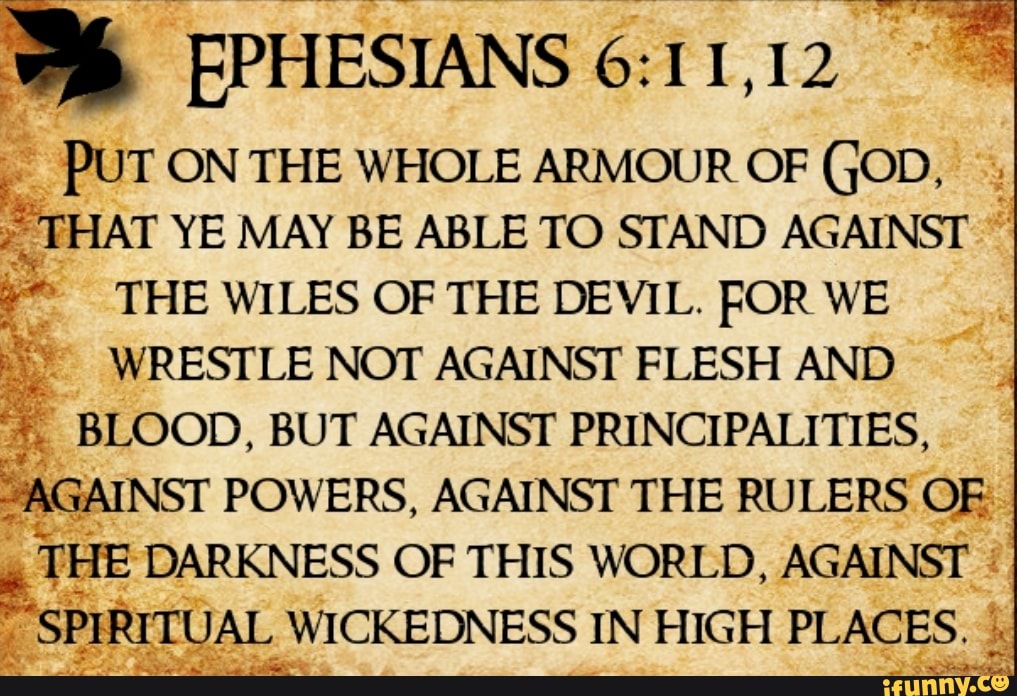 EPHESIANS PUT ON THE WHOLE ARMOUR OF GOD, THAT YE MAY BE ABLE TO STAND ...