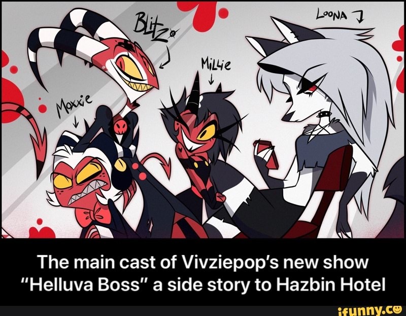 The main cast of Vivziepop's new show 