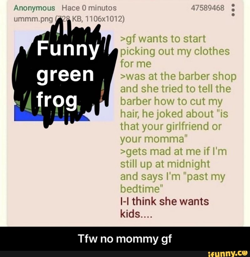 Anonymous Hace 0 minutos
l-I think she wants - Tfw no mommy gf
