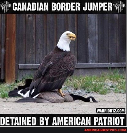 CANADIAN BORDER JUMPER
WARRIOR2.COMI
DETAINED BY AMERICAN PATRIOT