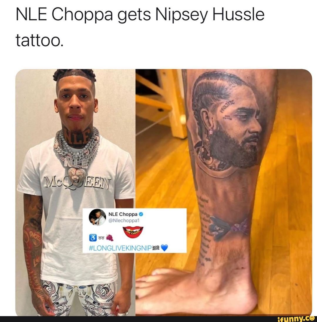 NLE Choppa Has A Dedicated Tattoo Guy For His Tattoos