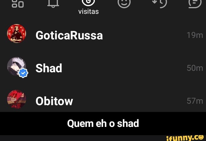 visitas
GoticaRussa
Shad
Obitow
Quem eh shad - Quem eh o shad
