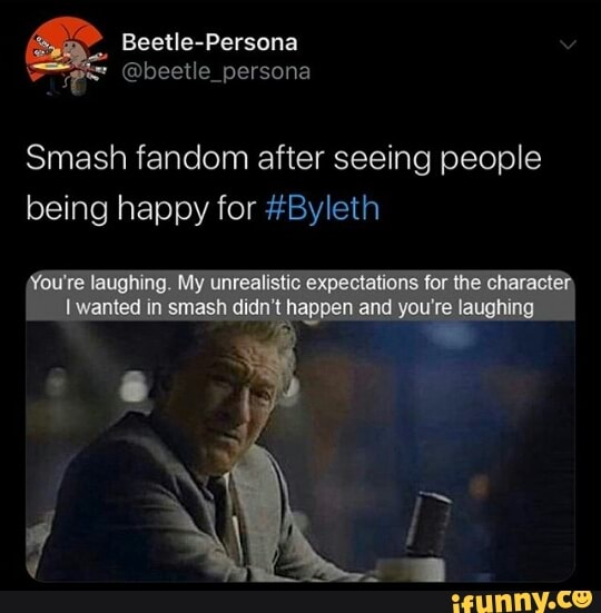 Smash fandom after seeing people
being happy for #Byleth