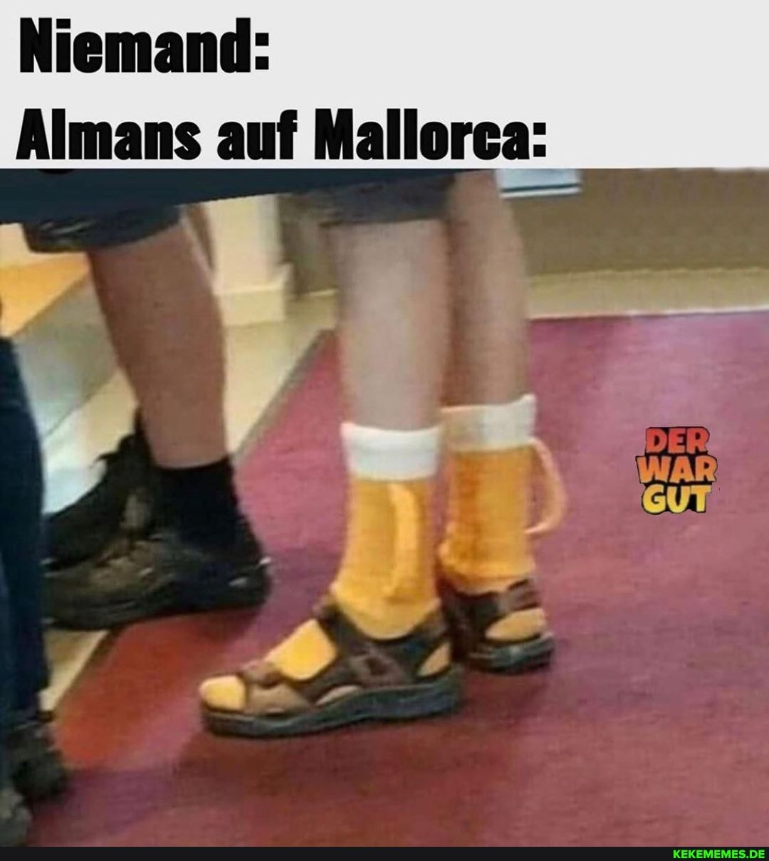 Niemand: alloren
DE