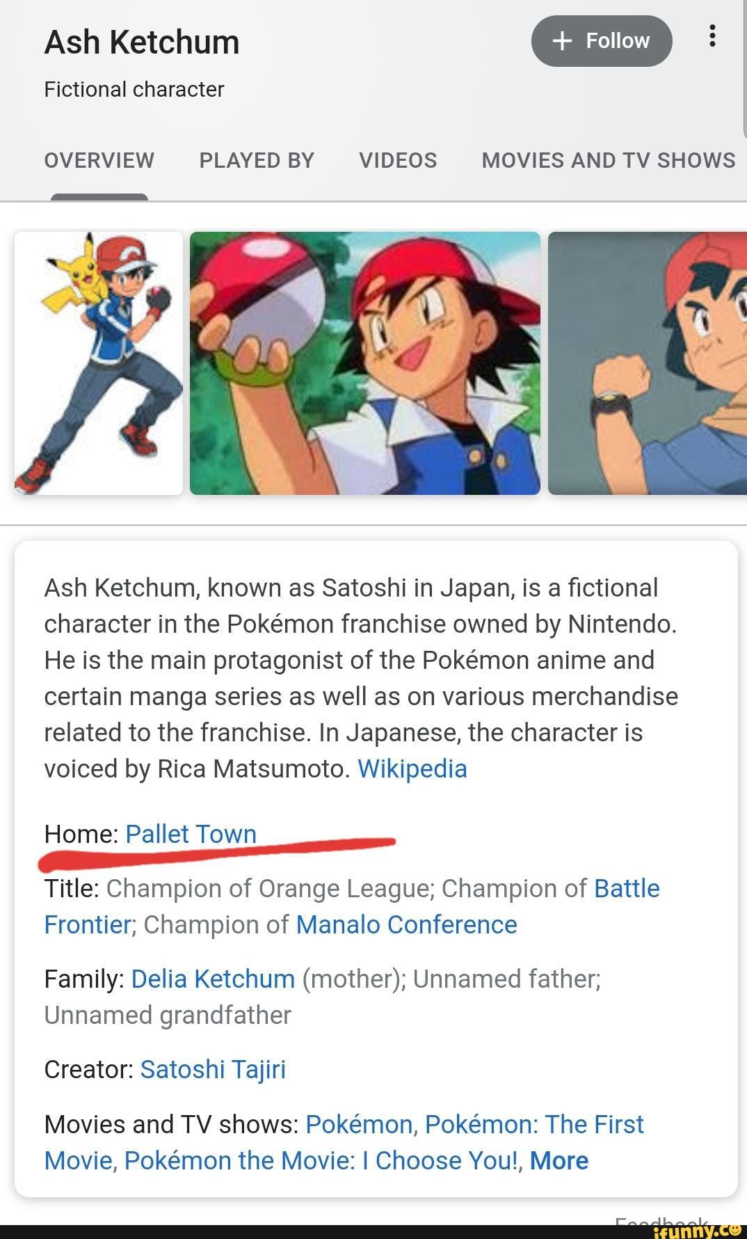 Ash Ketchum E Ash Ketchum Known As Satoshi In Japan Is A ﬁctional Character In The