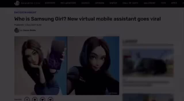 Who Is Samsung Girl New Virtual Mobile Assistant Goes Viral