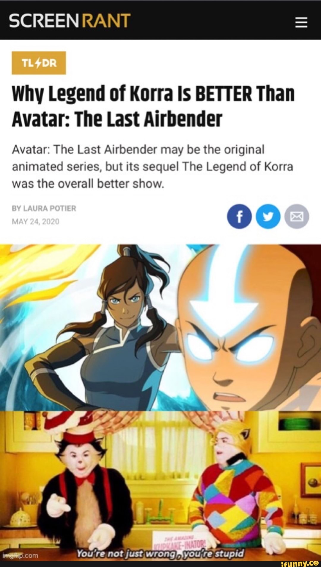 Why Legend of Korra Is BETTER Than Avatar The Last Airbender Avatar