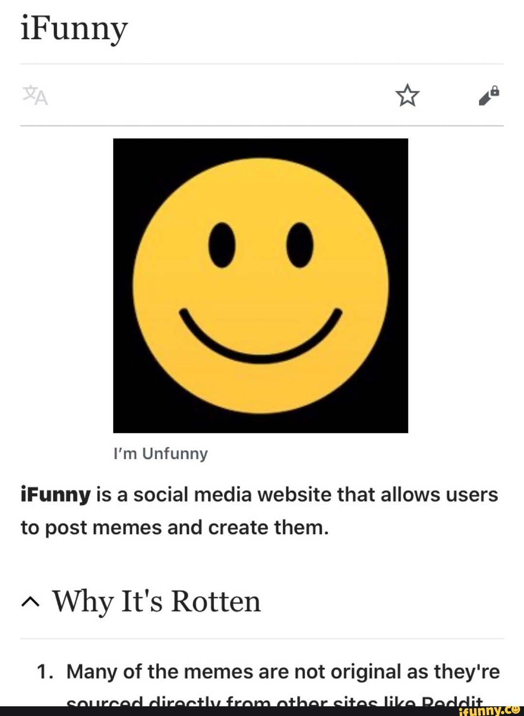 IFunny is a social media website that allows users to post ...