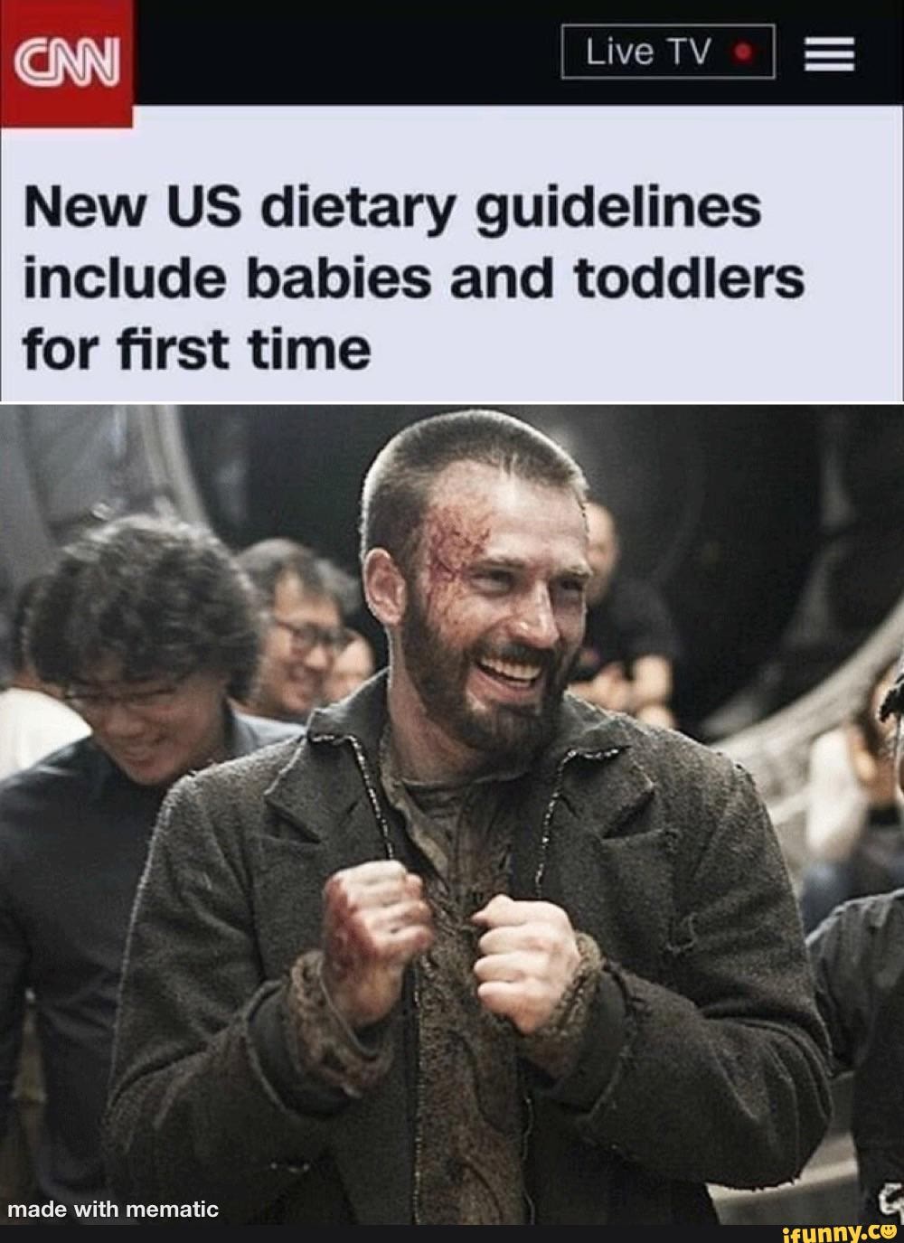 CAN Live TV New US dietary guidelines include babies and toddlers for