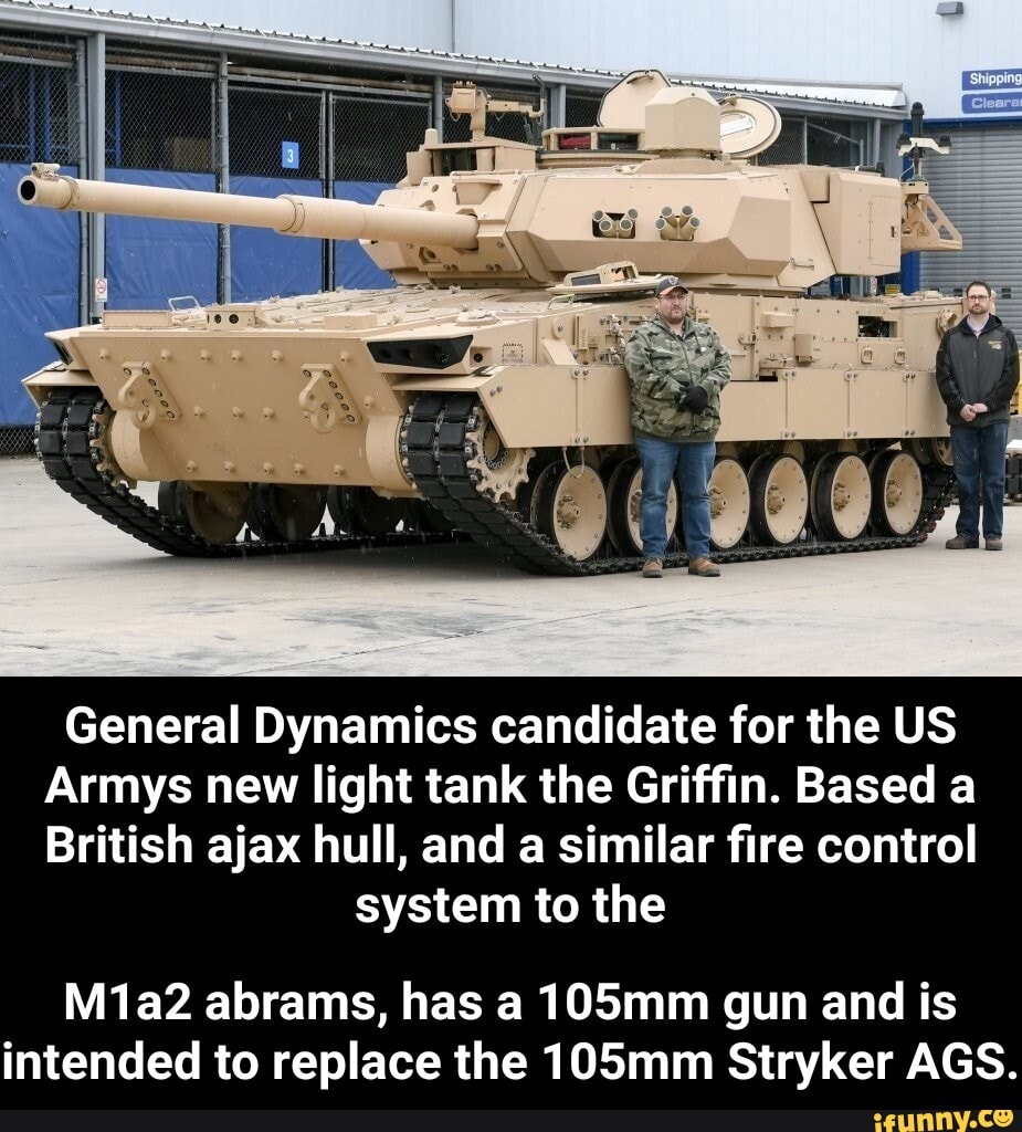 General Dynamics candidate for the US Armys new light tank the Griffin ...