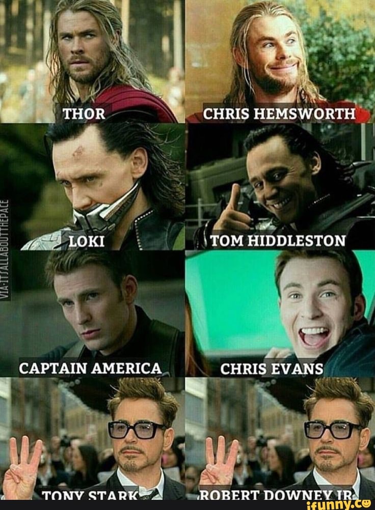 THOR CHRIS HEMSWORTH of LOKI TOM HIDDLESTON CAPTAIN AMERICA CHRIS EVANS ...