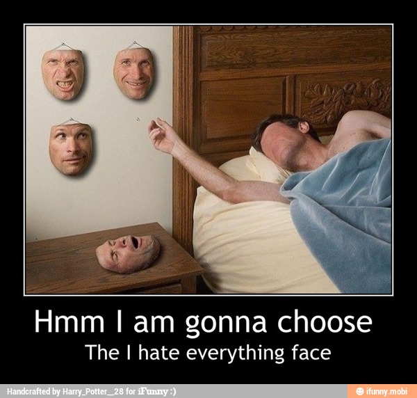 Hmm I Am Gonna Choose The I Hate Everything Face Hmm I Am Gonna Choose The I Hate Everything Face Ifunny