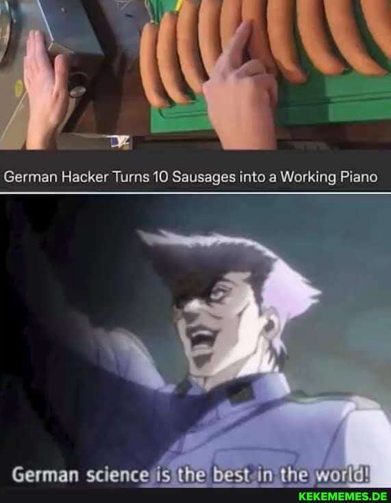 German Hacker Turns 10 Sausages into a Working Piano