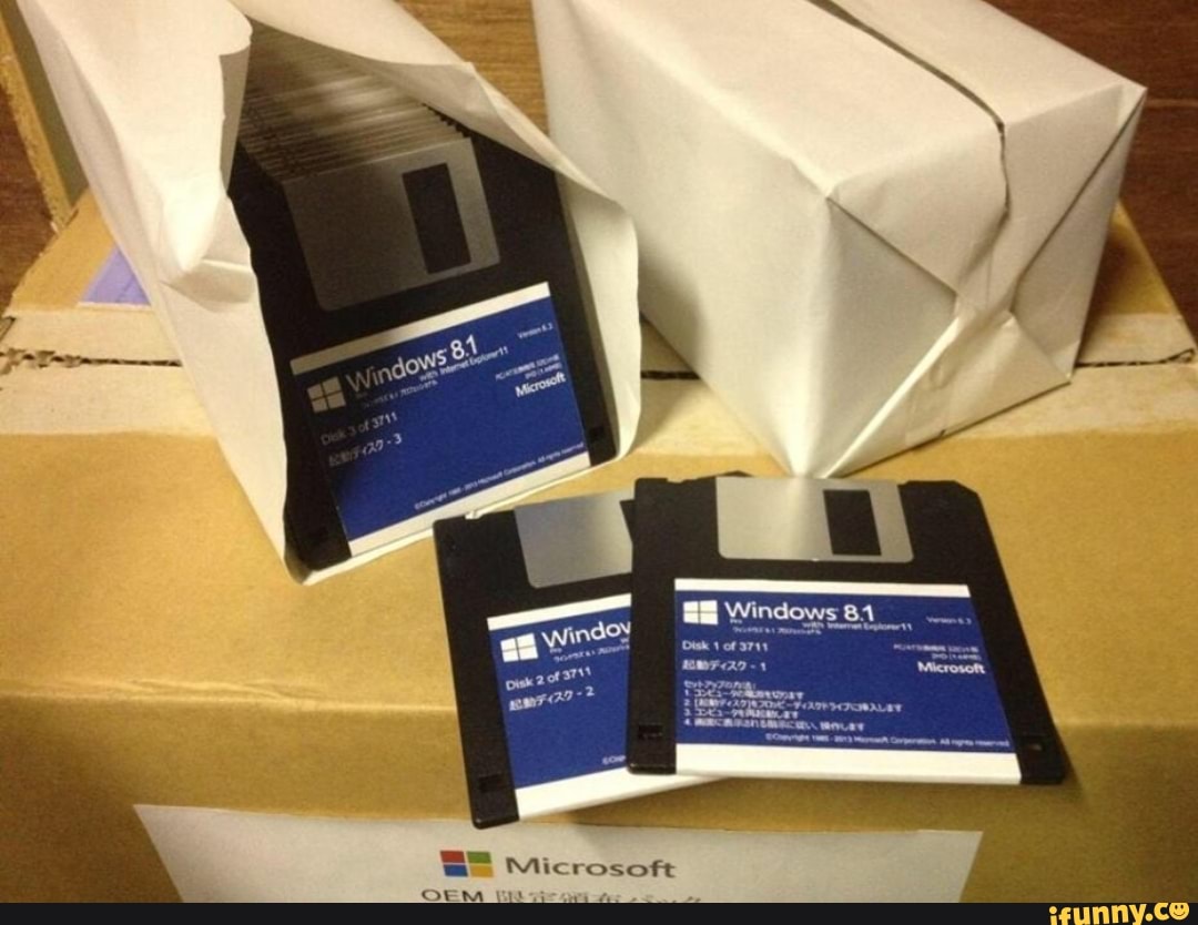 Windows на дискетах