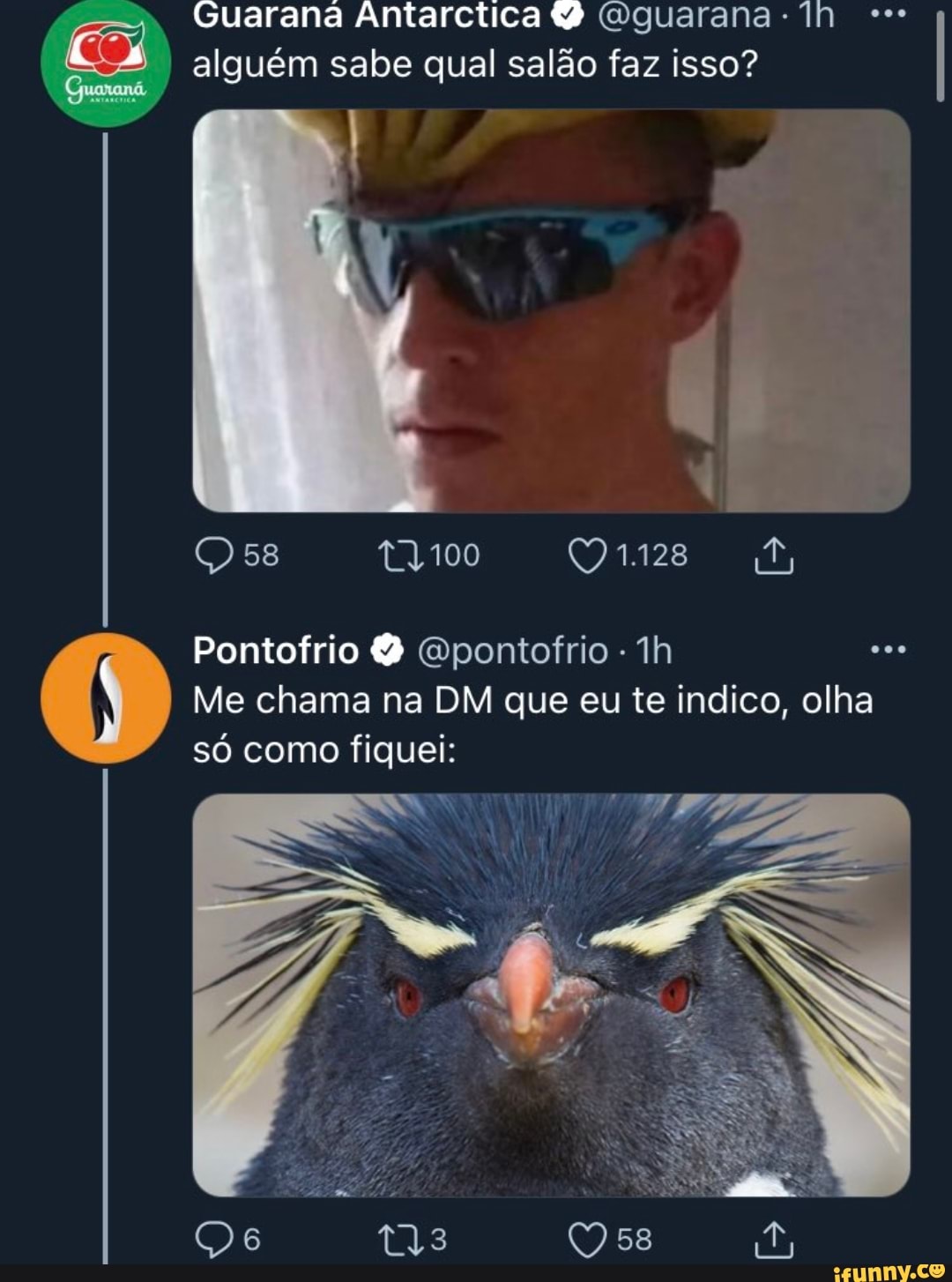 Guarana Antarctica (guarana alguém sabe qual salão faz isso? I
58
Pontofrio Gpontofrio -
Me chama na DM que eu te indico, olha só como fiquei: