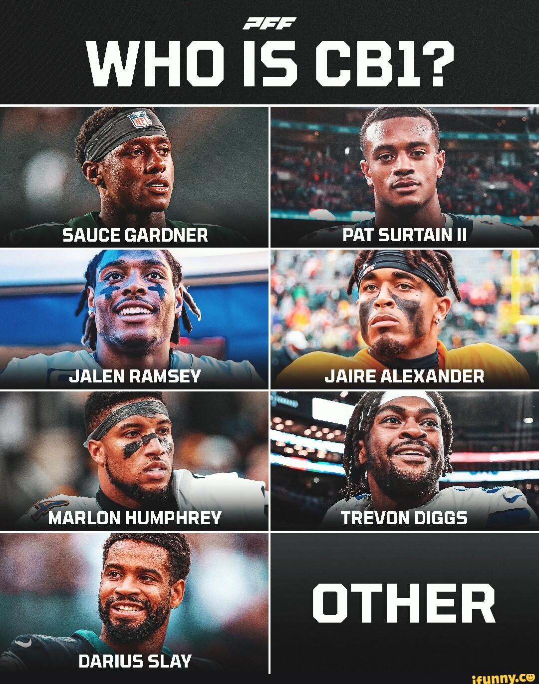 WHO IS SAUCE GARDNER PAT SURTAIN II JALEN RAMSEY JAIRE ALEXANDER MARLON