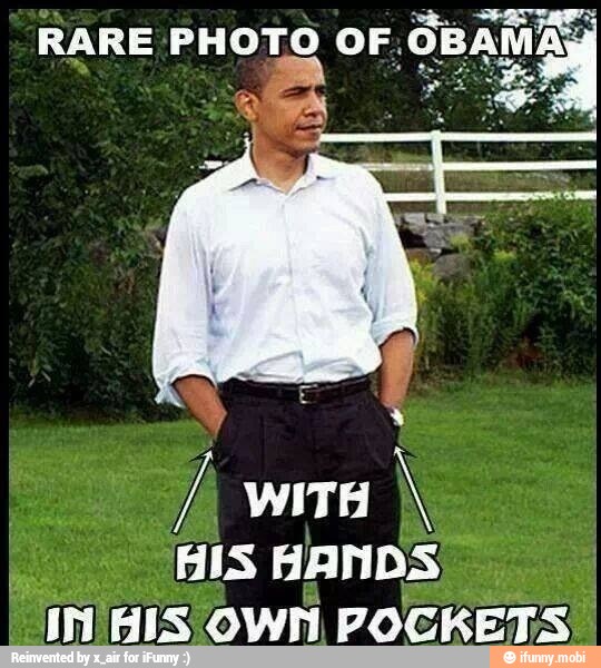 BIS HANDS In HIS OWN POCKETS